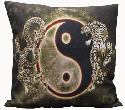 

Adishma Printed Cushions Cover(40 cm*40 cm, Black, Green)