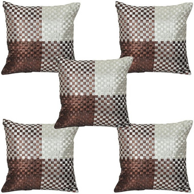 

Creative Homes Checkered Cushions Cover(Pack of 5, 40 cm*40 cm, Multicolor)