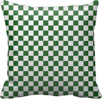 

SajawatHomes Abstract Cushions Cover(30 cm*30 cm, White, Green), Green;white