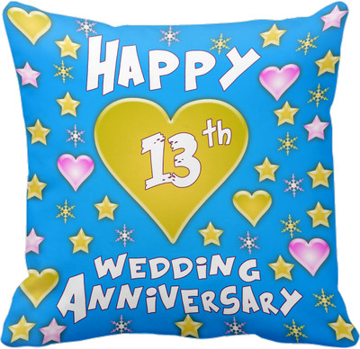 

Tied Ribbons Printed Cushions Cover(30 cm*30 cm, Multicolor)