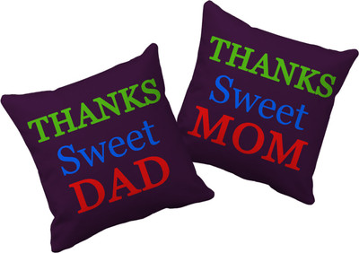 

Tied Ribbons Geometric Cushions Cover(Pack of 2, 30 cm*30 cm, Multicolor)