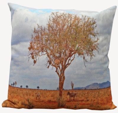 Adishma Printed Cushions Cover(40 cm*40 cm, White, Brown), Brown;white