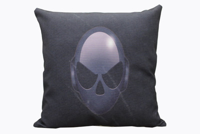 Adishma Printed Cushions Cover(40 cm*40 cm, Black)