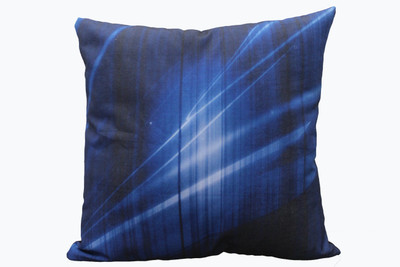 

Adishma Printed Cushions Cover(40 cm*40 cm, Blue, Black), Black;blue