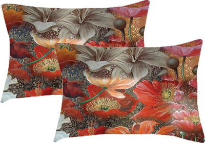 

Sleep Nature's Printed Pillows Cover(Pack of 2, 68.58 cm*45.72 cm, Multicolor)