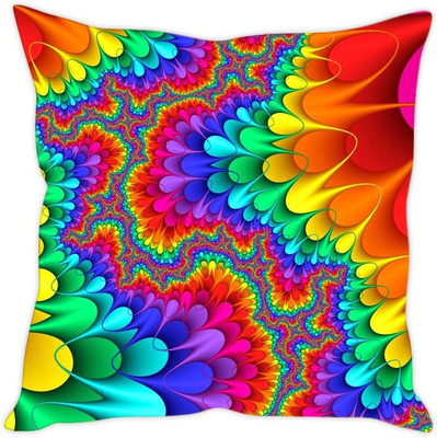 

Sleep Nature's Abstract Cushions Cover(30.63 cm*30.63 cm, Multicolor)