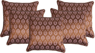 

Zubix Damask Cushions Cover(Pack of 5, 40 cm*40 cm, Brown)