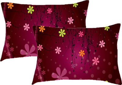 

Sleep Nature's Printed Pillows Cover(Pack of 2, 68.58 cm*45.72 cm, Multicolor)
