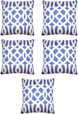 

HOMEWARDS Geometric Cushions Cover(Pack of 5, 40 cm*40 cm, Multicolor)