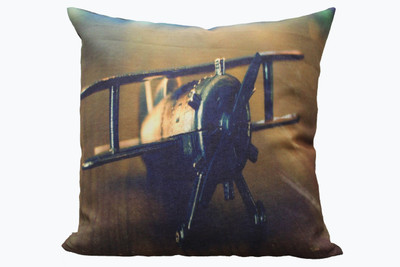 

Adishma Printed Cushions Cover(40 cm*40 cm, Brown, Dark Blue)