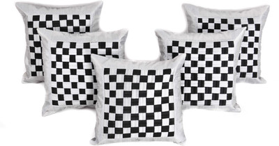 

Shilpbazaar Printed Cushions Cover(Pack of 5, 40 cm*40 cm, Black)