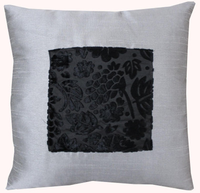 

Adishma Self Design Cushions Cover(Pack of 5, 40 cm*40 cm, White, Black), Black;white