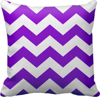 

SajawatHomes Abstract Cushions Cover(30 cm*30 cm, White, Purple), Purple;white