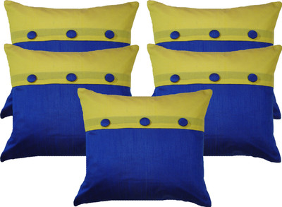 

HOME SHINE Abstract Cushions Cover(Pack of 5, 30.48 cm*30.48 cm, Blue)