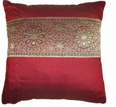 

Dinitz Designz Plain Cushions Cover(Pack of 5, 30 cm*30 cm, Maroon)