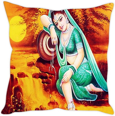 

Sleep Nature's Abstract Cushions Cover(30.63 cm*30.63 cm, Multicolor)