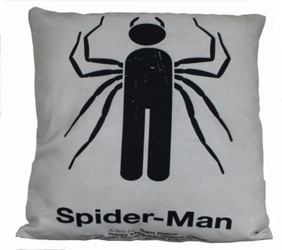 

Adishma Printed Cushions Cover(40 cm*40 cm, White, Black), Black;white