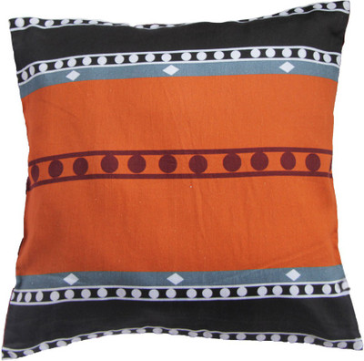 

Indian Colours Geometric Cushions Cover(40 cm*40 cm, Orange)