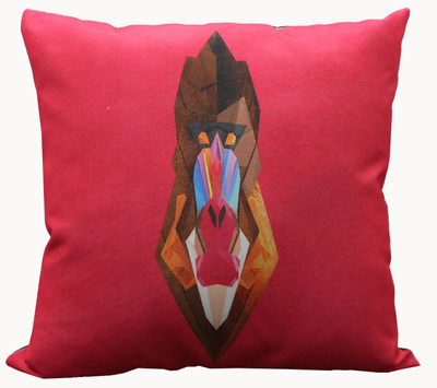

Adishma Printed Cushions Cover(40 cm*40 cm, Red)