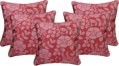 

Zubix Floral Cushions Cover(Pack of 5, 40 cm*40 cm, Maroon)