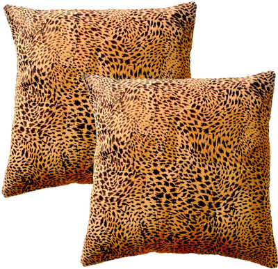 

Homeblendz Abstract Cushions Cover(Pack of 2, 30 cm*30 cm, Beige, Black)