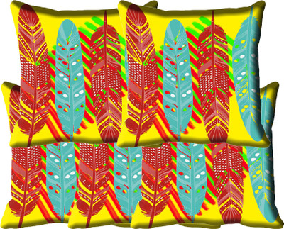 

IndiWeaves Printed Cushions Cover(Pack of 5, 40 cm*40 cm, Multicolor)
