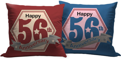 

Tied Ribbons Text Print Cushions Cover(Pack of 2, 30 cm*30 cm, Multicolor)