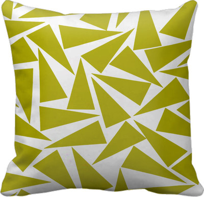 

SajawatHomes Abstract Cushions Cover(30 cm*30 cm, White, Green), Green;white