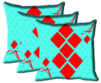

IndiWeaves Printed Cushions Cover(Pack of 3, 40 cm*40 cm, Multicolor)