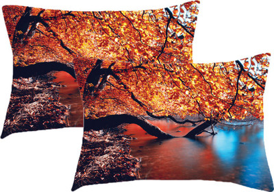 

Sleep Nature's Printed Pillows Cover(Pack of 2, 68.58 cm*45.72 cm, Multicolor)