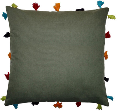 

Lushomes Plain Cushions Cover(40 cm, Green)