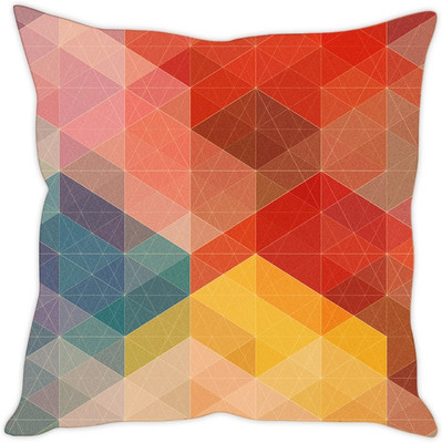 

Sleep Nature's Abstract Cushions Cover(30.63 cm*30.63 cm, Multicolor)