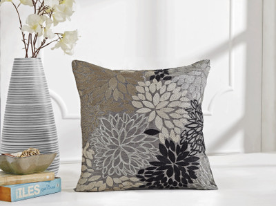 

Shahenaz Home Shop Abstract Cushions Cover(40 cm*40 cm, Grey)