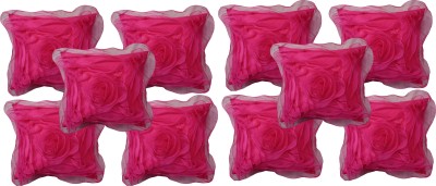 

HOME SHINE Floral Cushions Cover(40 cm*40 cm, Pink)