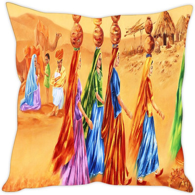 

Sleep Nature's Abstract Cushions Cover(Pack of 5, 40.64 cm*40.64 cm, Multicolor)
