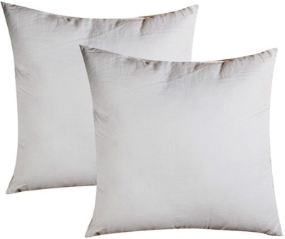 

Shivkirpa Plain Cushions Cover(Pack of 2, 40 cm*40 cm, White)