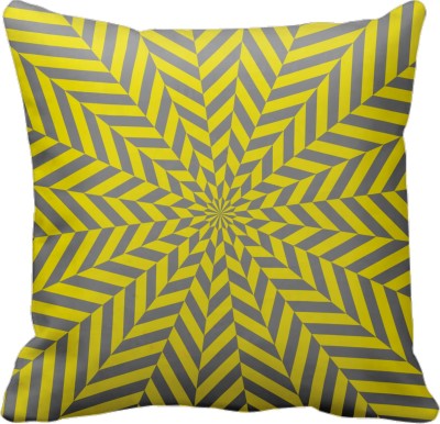 

SajawatHomes Printed Cushions Cover(40 cm*40 cm, Grey, Yellow)