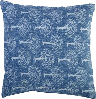 

Trade Star Floral Cushions Cover(40 cm*40 cm, Blue)