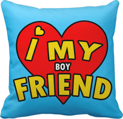 

Tied Ribbons Text Print Cushions Cover(30 cm*30 cm, Multicolor)