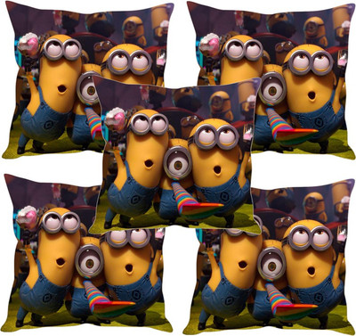 

Sleep Nature's Printed Cushions Cover(Pack of 5, 40.63 cm*40.63 cm, Multicolor)