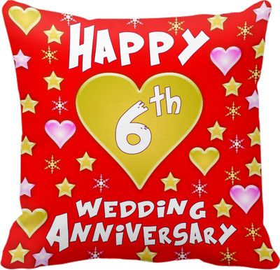

Tied Ribbons Printed Cushions Cover(30 cm*30 cm, Multicolor)