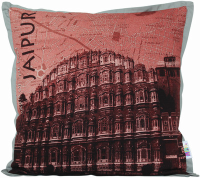 

Fatfatiya Plain Cushions Cover(40 cm*40 cm, Pink)