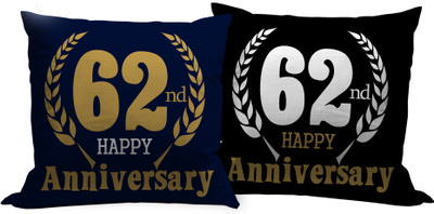 

Tied Ribbons Text Print Cushions Cover(Pack of 2, 30 cm*30 cm, Multicolor)