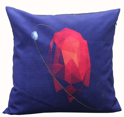 

Adishma Printed Cushions Cover(40 cm*40 cm, Blue)