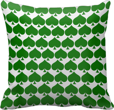 

SajawatHomes Abstract Cushions Cover(30 cm*30 cm, White, Green), Green;white