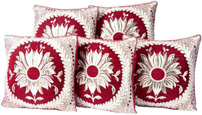 

Creative Homes Floral Cushions Cover(Pack of 5, 40 cm*40 cm, Multicolor)