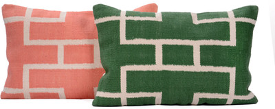 

Natural Furnish Geometric Cushions Cover(Pack of 2, 40 cm*60 cm, Multicolor)