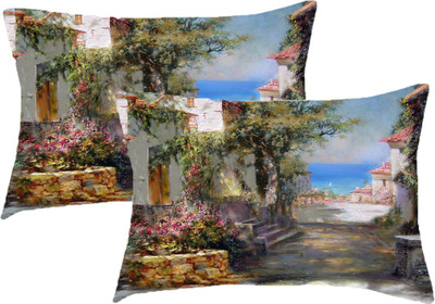 

Sleep Nature's Printed Pillows Cover(Pack of 2, 68.58 cm*45.72 cm, Multicolor)