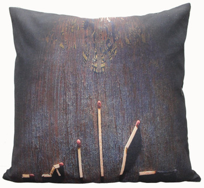 

Adishma Printed Cushions Cover(40 cm*40 cm, Black)