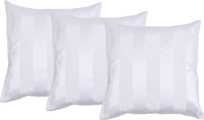 

MABA Striped Cushions & Bolsters Cover(Pack of 3, 40 cm*40 cm, Multicolor)